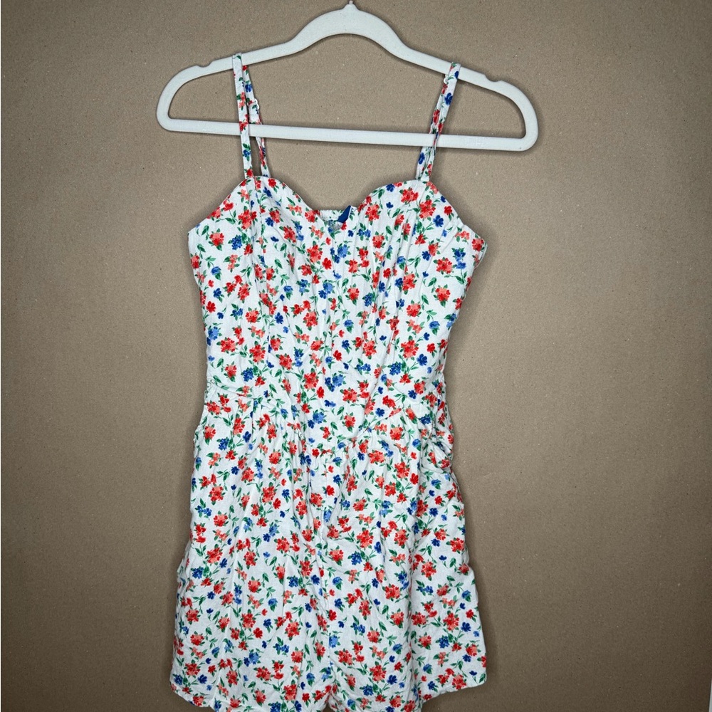Floral Print Romper
